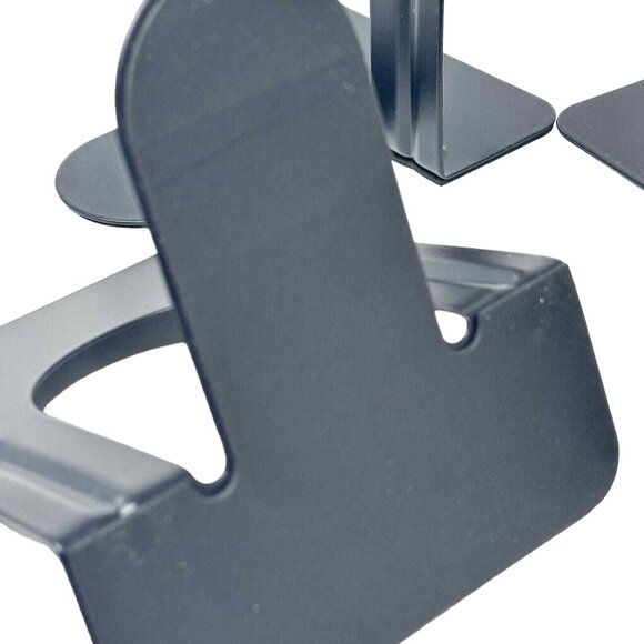 Bookends Black Metal Book End Set - Picture 3 of 5